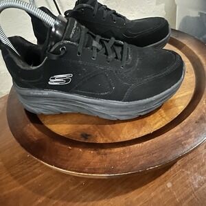 Skechers Women's RF D'Lux Walker Infinite Motion Blk Lace Up Sneakers Sz 8.5‎